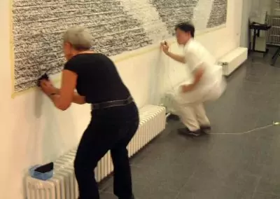 Annegret Heinl Performance Kamera-Musik